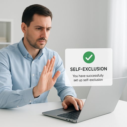 499BD self-exclusion confirmation screen